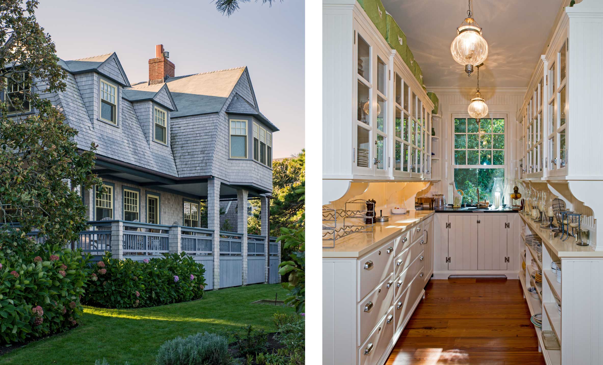 West chop porches home renovation pantry