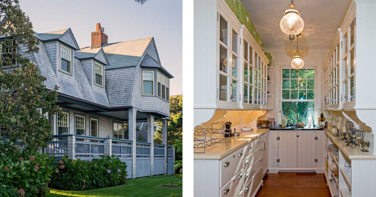 West chop porches home front view pantry